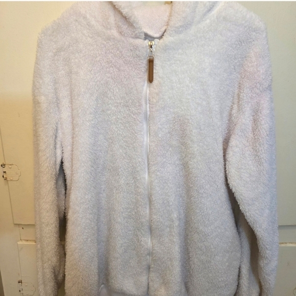 Cozy Sherpa Zip Hoodie – Size Medium (NWOT) - Picture 2 of 3